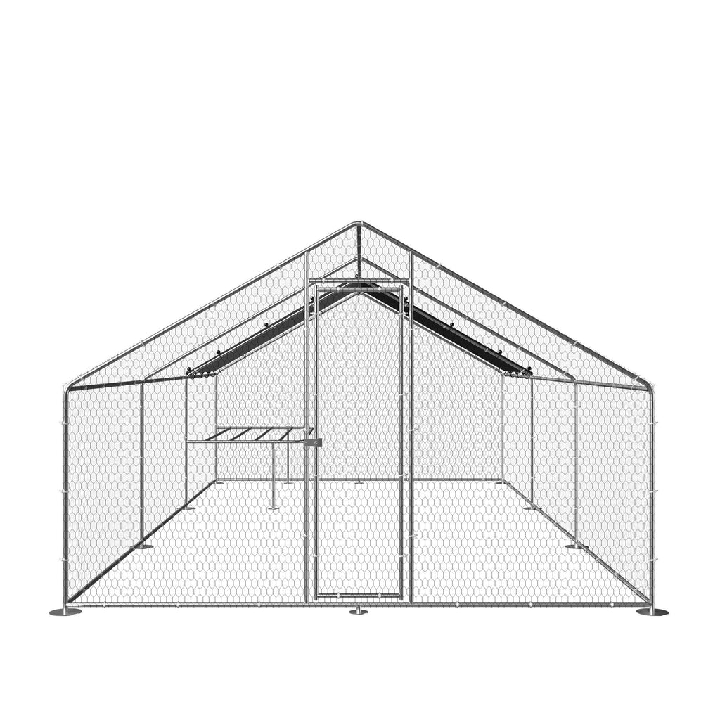 Large Metal Walk-in Run area.  9.8' W x 19.7' D x 6.6' H