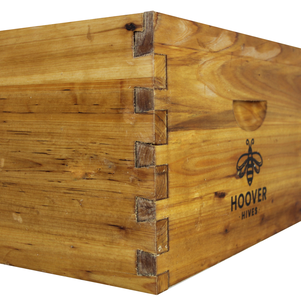 Wax-Coated 10 Frame Beehive - (1)Deep & (4)Mediums