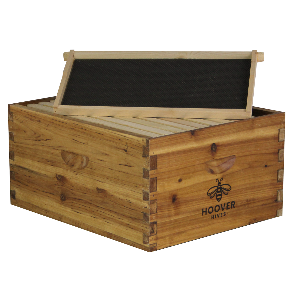 Wax-Coated 10 Frame Beehive - (1)Deep & (4)Mediums