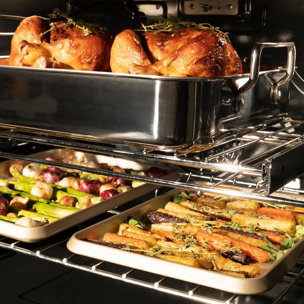 ZLINE 30" Oven ASW30 & Microwave MWO24 Bundle, 2KP-MW24-AWS30