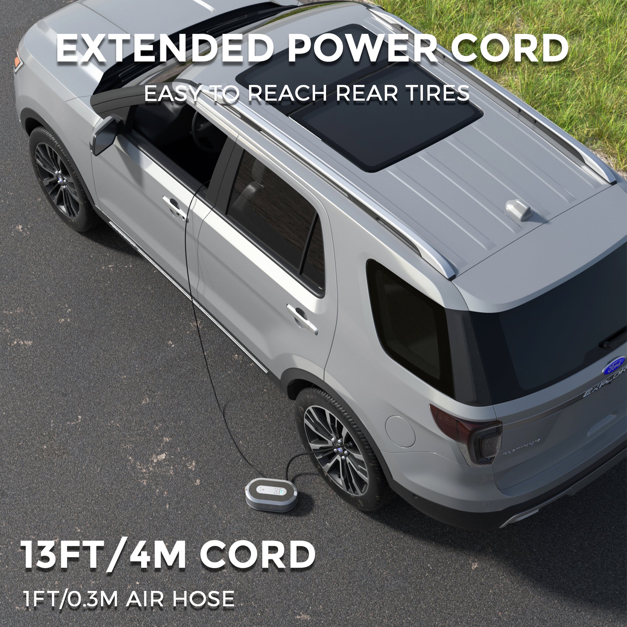 Retractable Car Tire Inflator