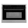 ZLINE 24” Convection Microwave, Stainless Steel, Black MWOZ-24-SS-MB
