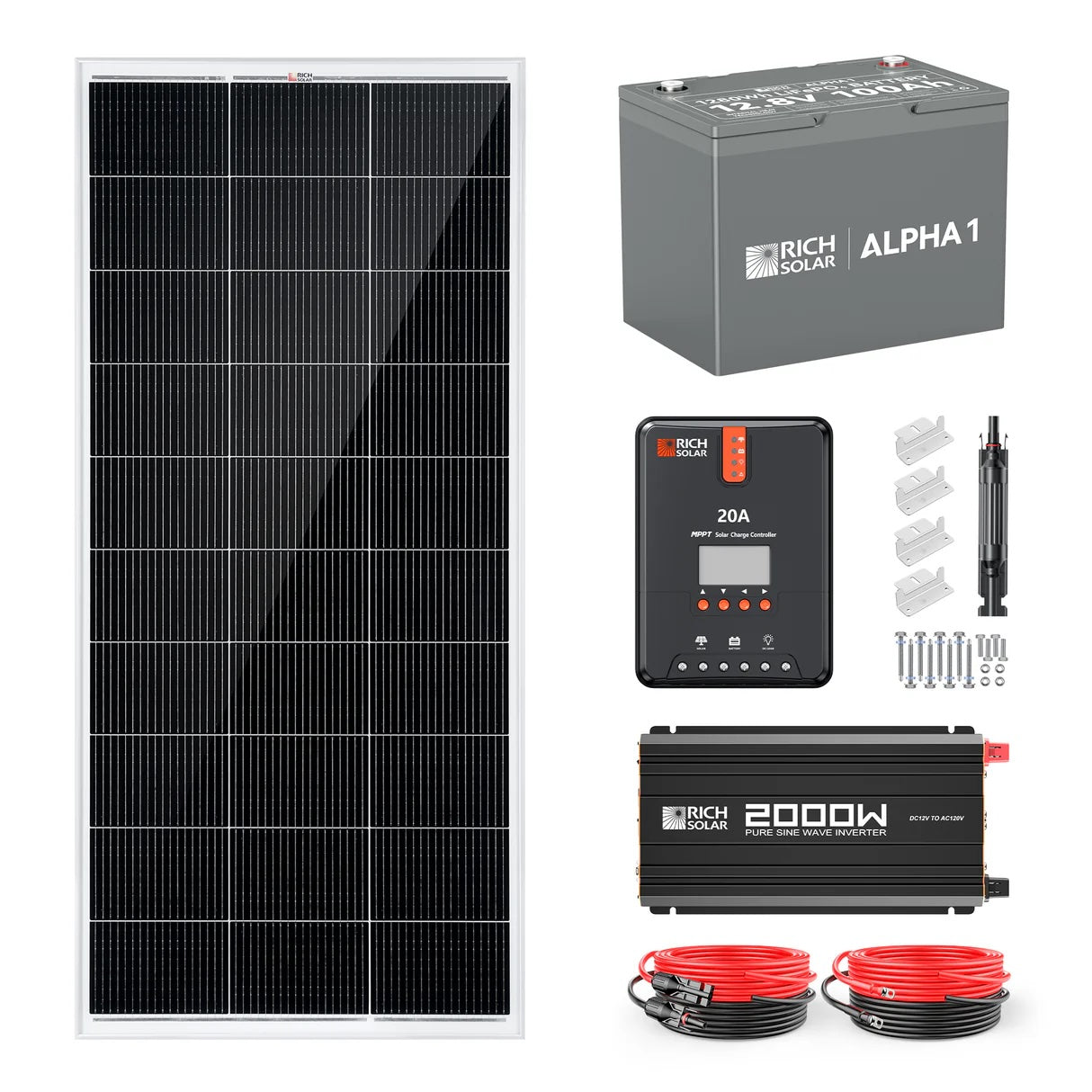 200W Complete Solar Kit