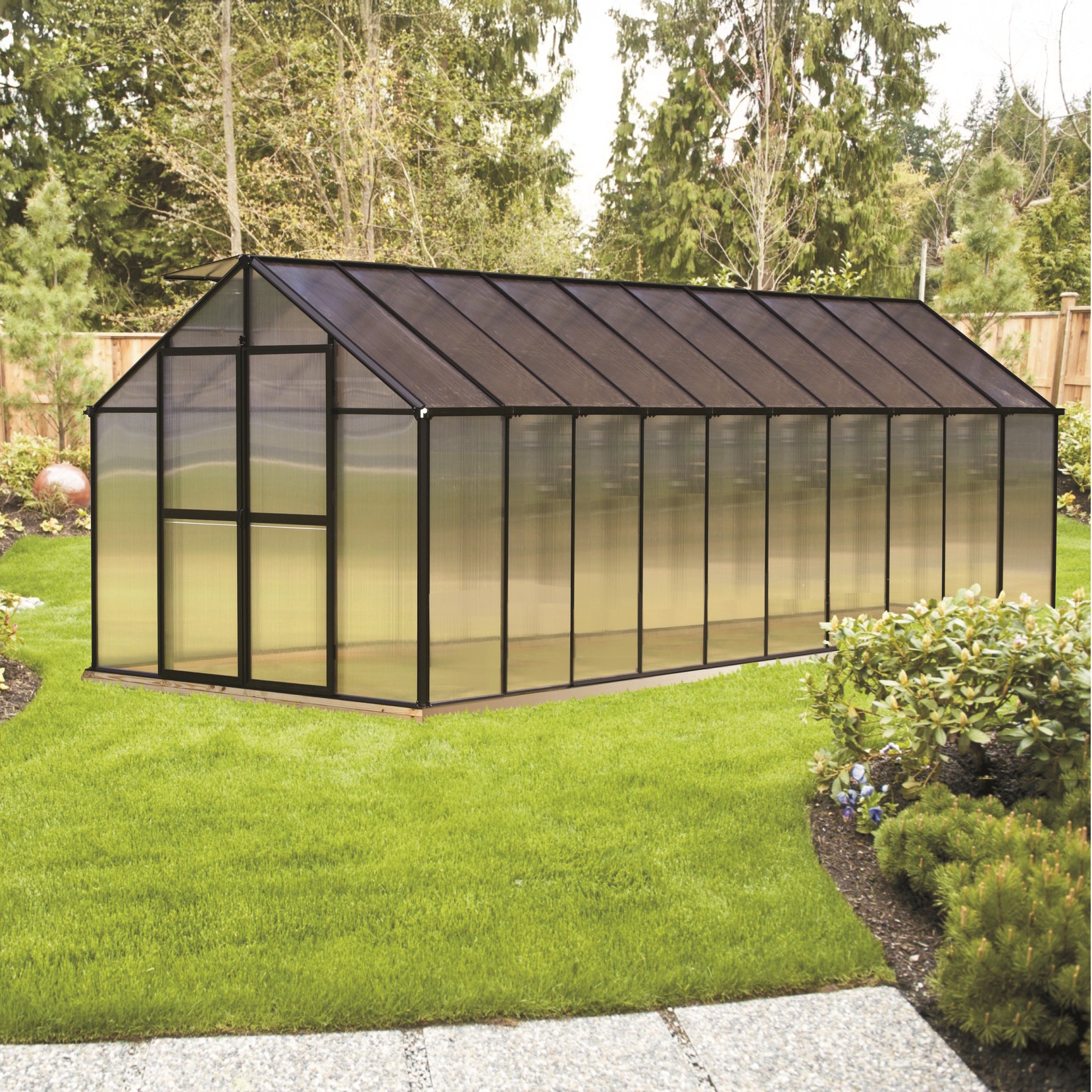 MONT Greenhouse – Black Finish (Premium Outdoor Growing Structure)