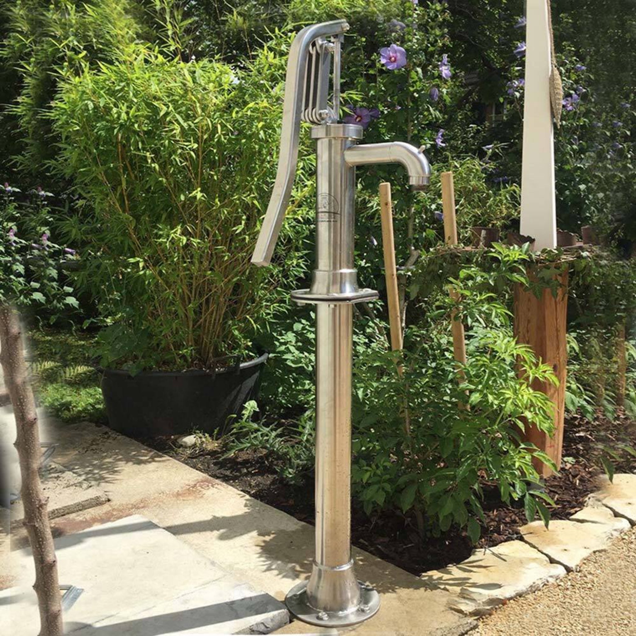 Bison Pumps Model 1900 Stainless Steel Pitcher Pump System — Durable Shallow Well Hand Pump