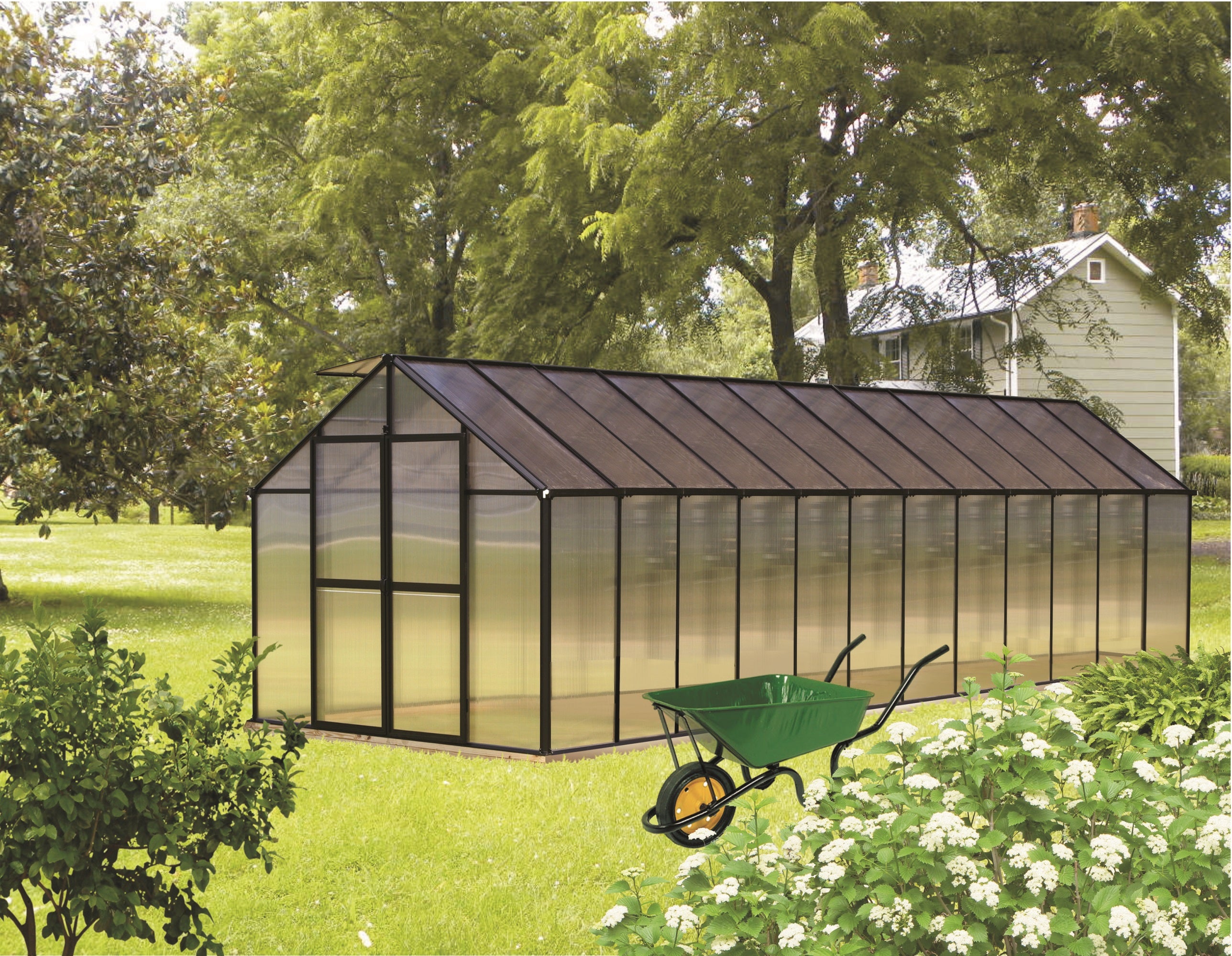 MONT Greenhouse – Black Finish (Premium Outdoor Growing Structure)