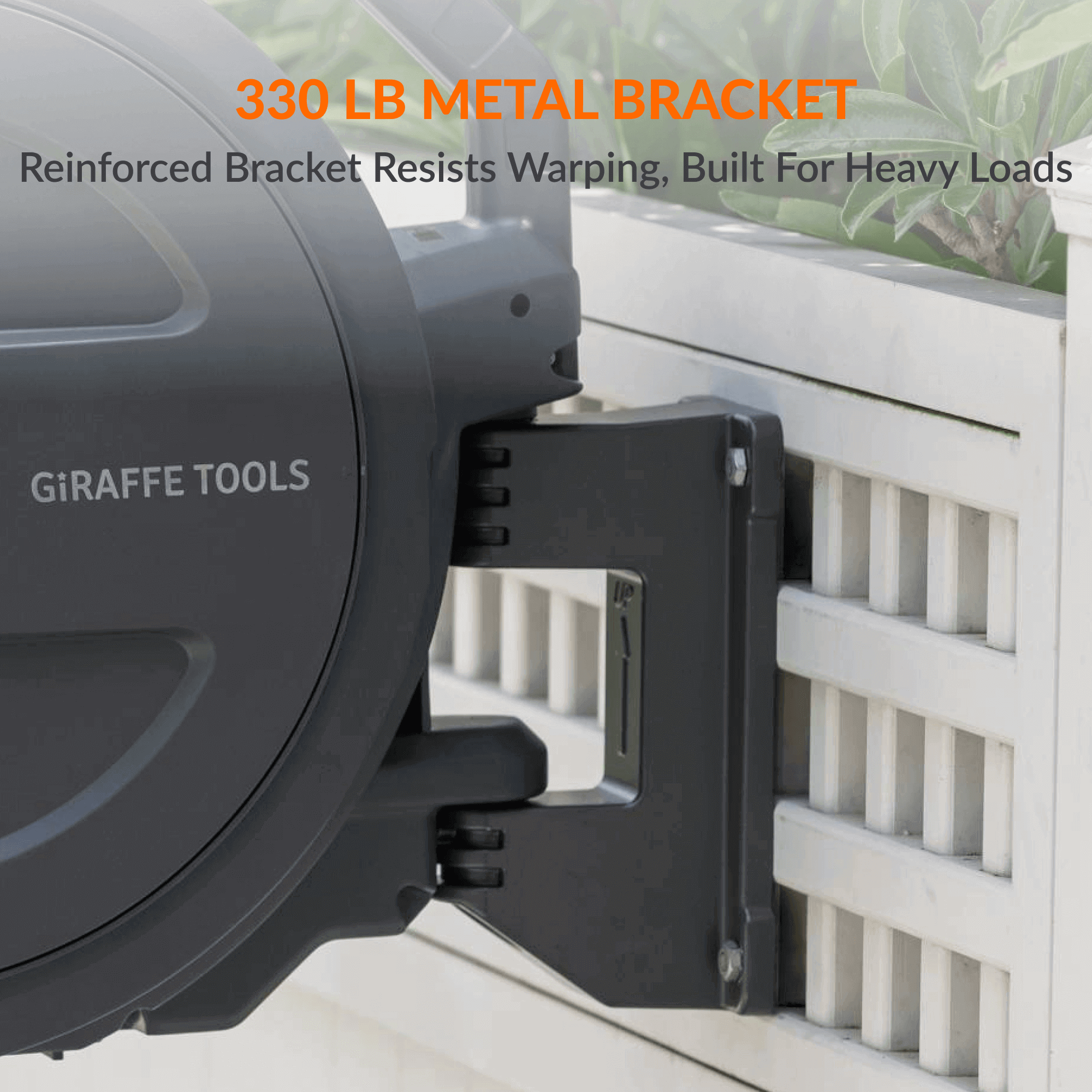 Retractable Garden Hose Reel-5/8in-90ft
