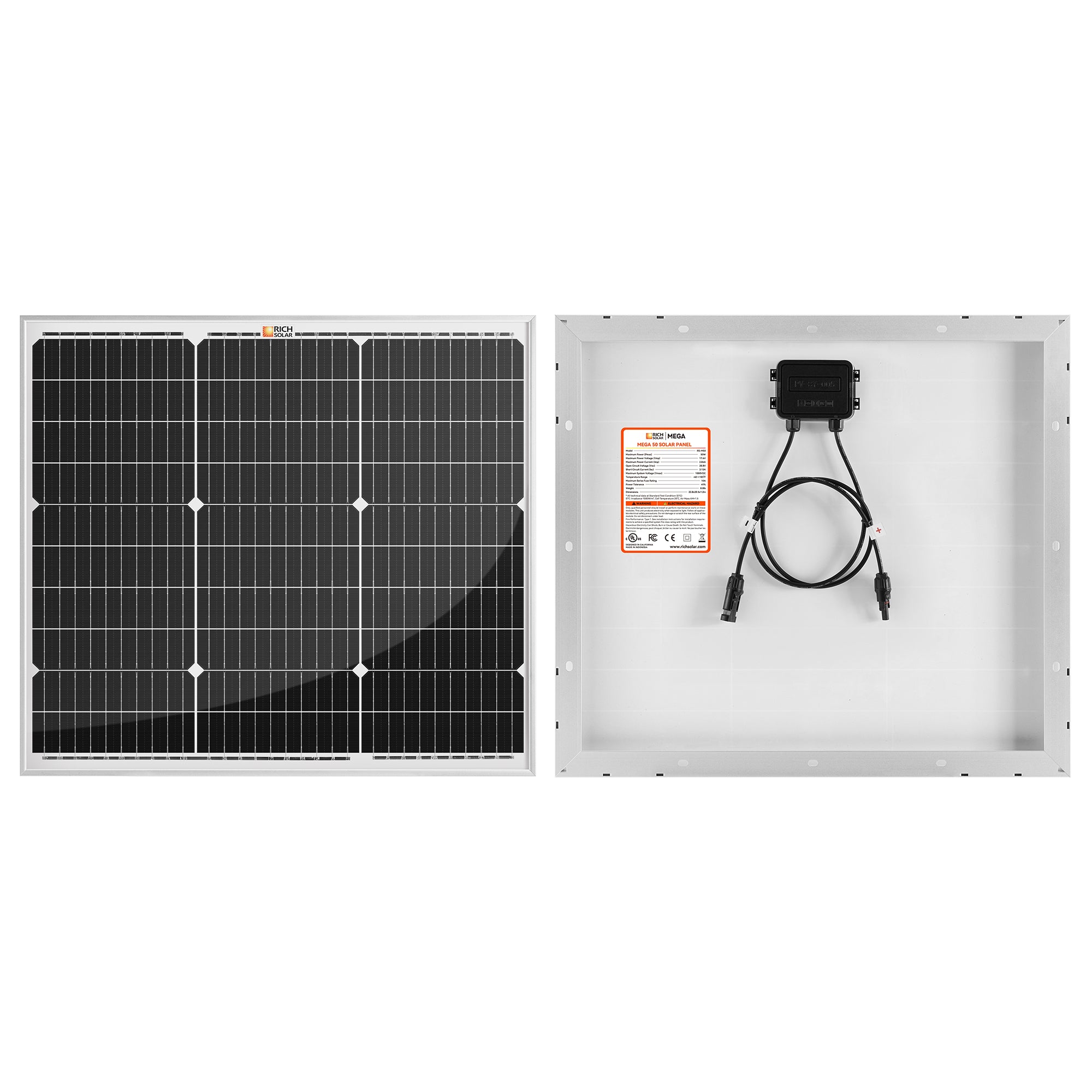 Rich Solar MEGA 50 W 12 V Solar Panel