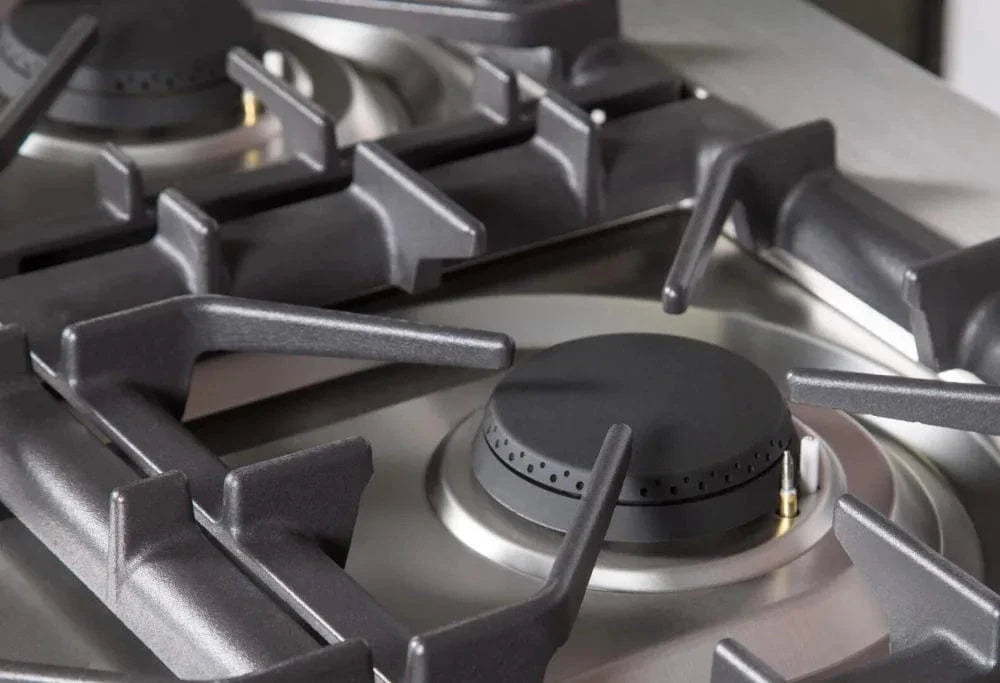 ILVE Majestic II 48"Dual Fuel Range Matte Graphite Brass Trim UM12FDQNS3MGG