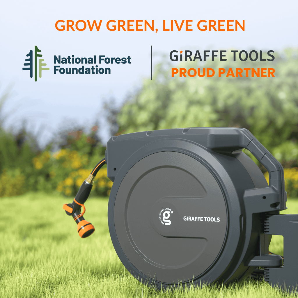 Retractable Garden Hose Reel-1/2in-155ft