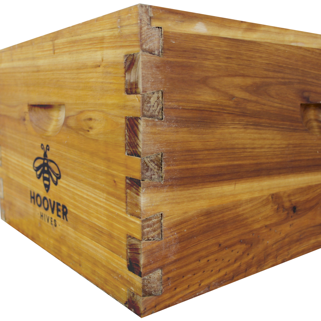 Wax-Coated 8 Frame Beehive - (2)Deeps & (4)Mediums