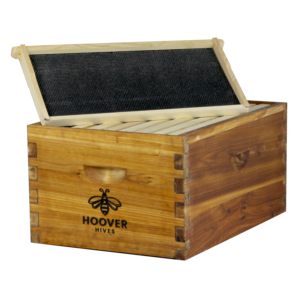 Wax-Coated 8 Frame Beehive - (2)Deeps & (4)Mediums