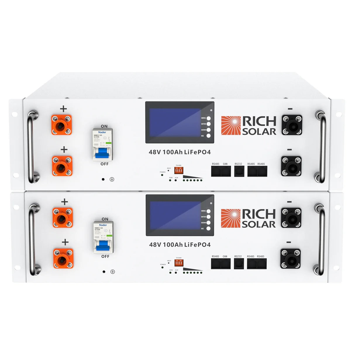 RICH SOLAR ALPHA 5 | 48V 100Ah LiFePO4 Battery | Premium 48V Server Rack Lithium Battery for Residential, Commercial, Off-Grid | 7,000 Lifetime Cycles | Pre-Order Only