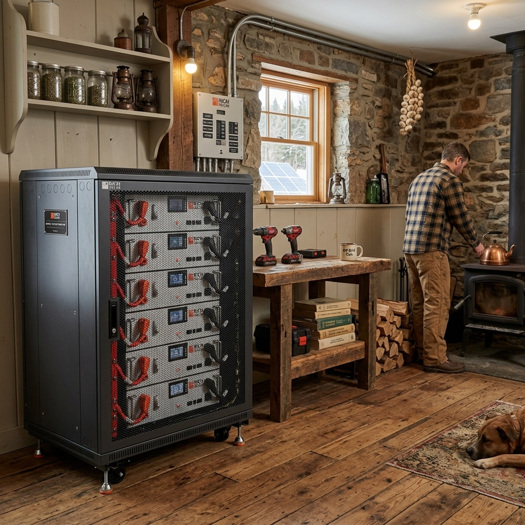 RICH SOLAR ALPHA 5 | 48V 100Ah LiFePO4 Battery | Premium 48V Server Rack Lithium Battery for Residential, Commercial, Off-Grid | 7,000 Lifetime Cycles | Pre-Order Only