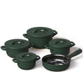 Duo 9 Piece Ceramic Cookware  Set - Ceramic Lid