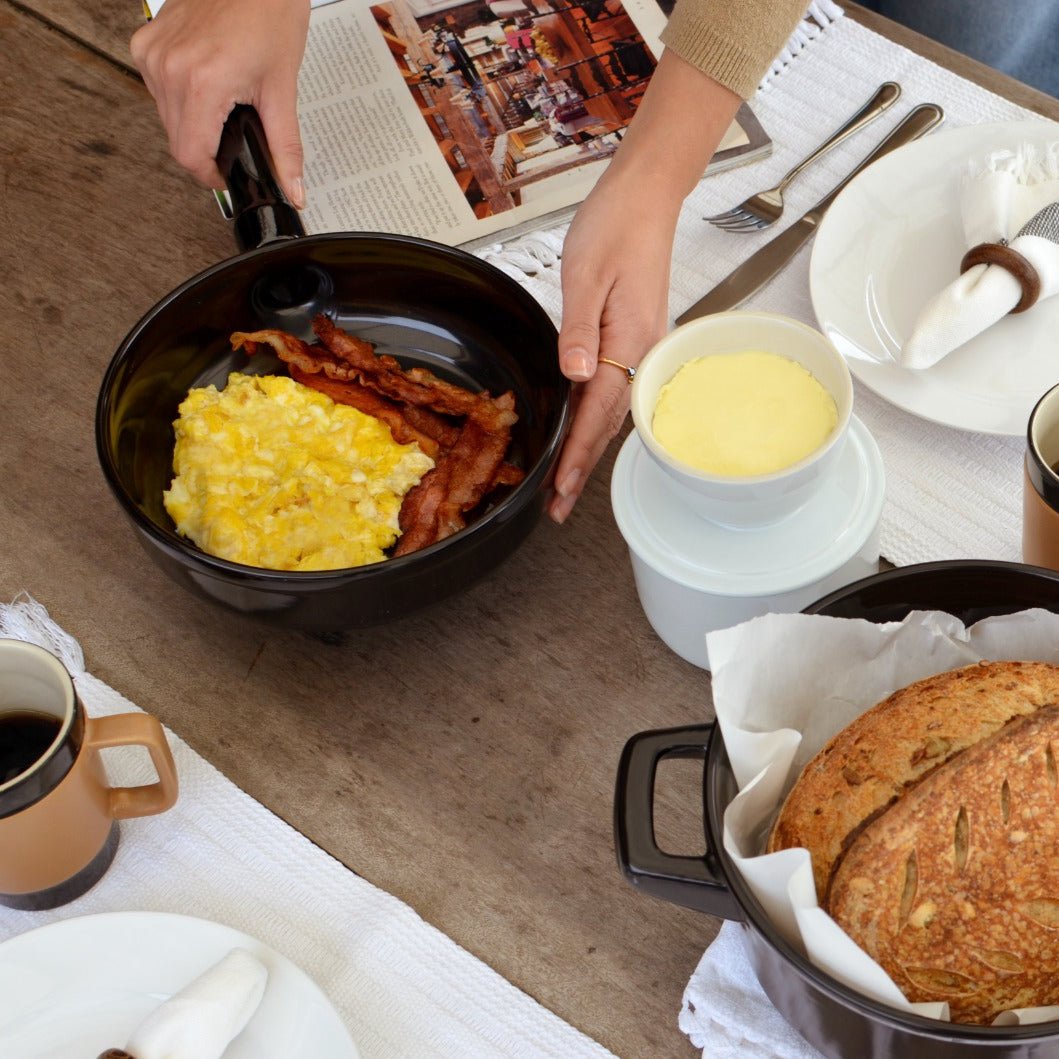 Duo 9 Piece Ceramic Cookware  Set - Glass Lid