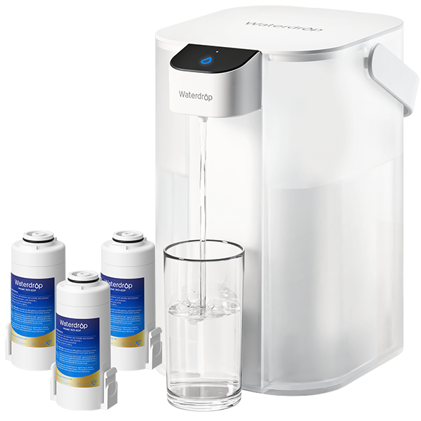 Waterdrop ED01W Countertop Electric Water Filter - 1 YEAR BUNDLE