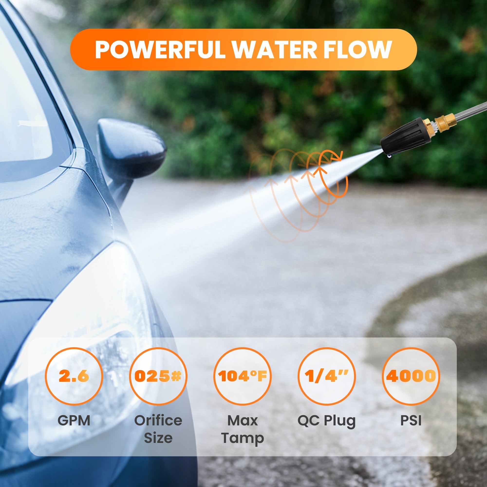 Pressure Washer Turbo Nozzle