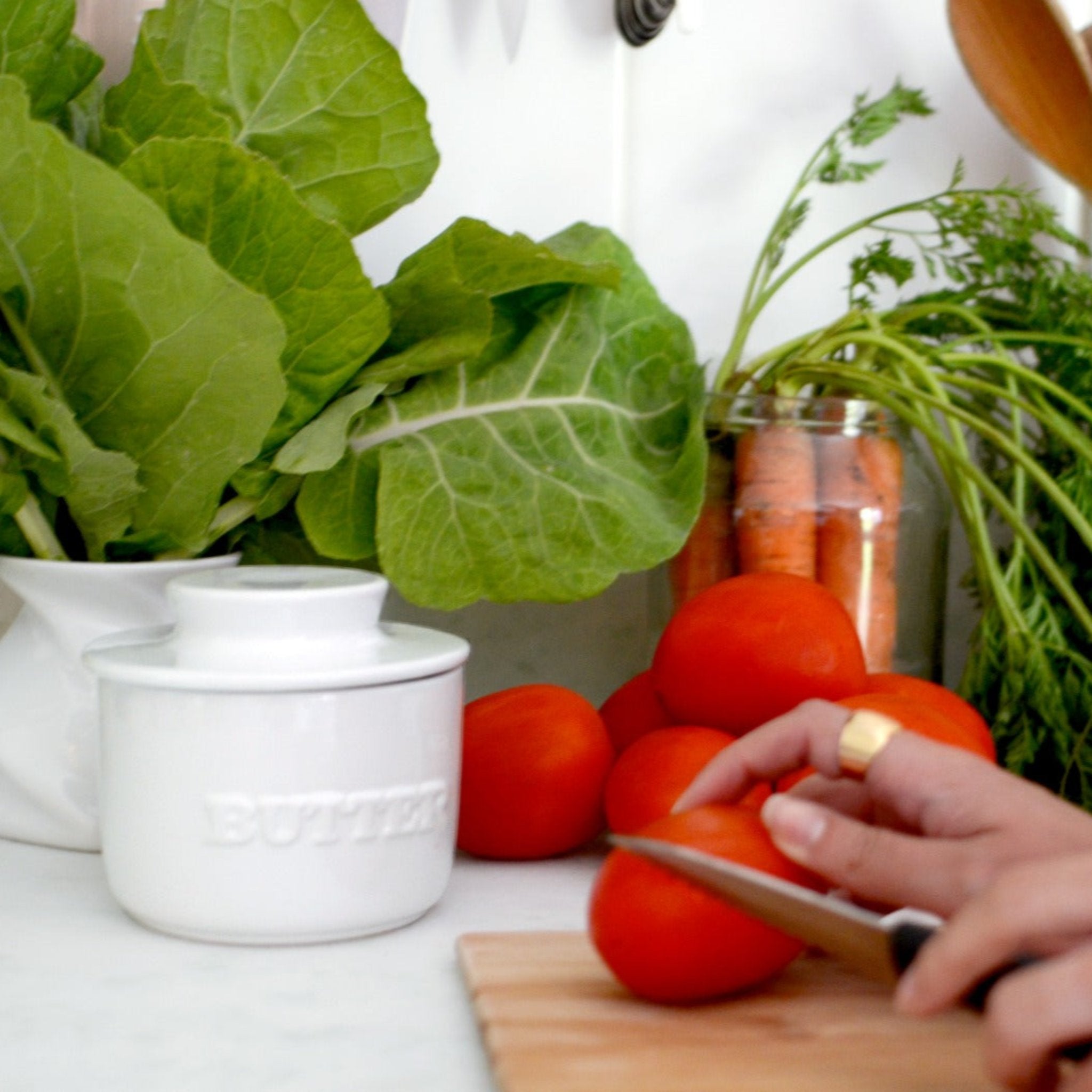 French Butter Crock - Premium Ceramic