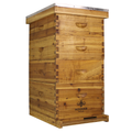 Wax-Coated 10 Frame Beehive - (1)Deep & (3)Mediums