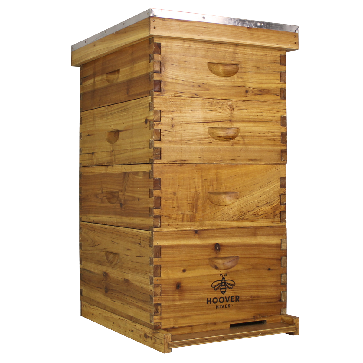 Wax-Coated 10 Frame Beehive - (1)Deep & (3)Mediums