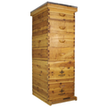 Wax-Coated 10 Frame Beehive - (2)Deeps & (4)Mediums