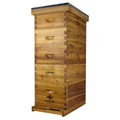Wax-Coated 8 Frame Beehive - (1)Deep & (4)Mediums