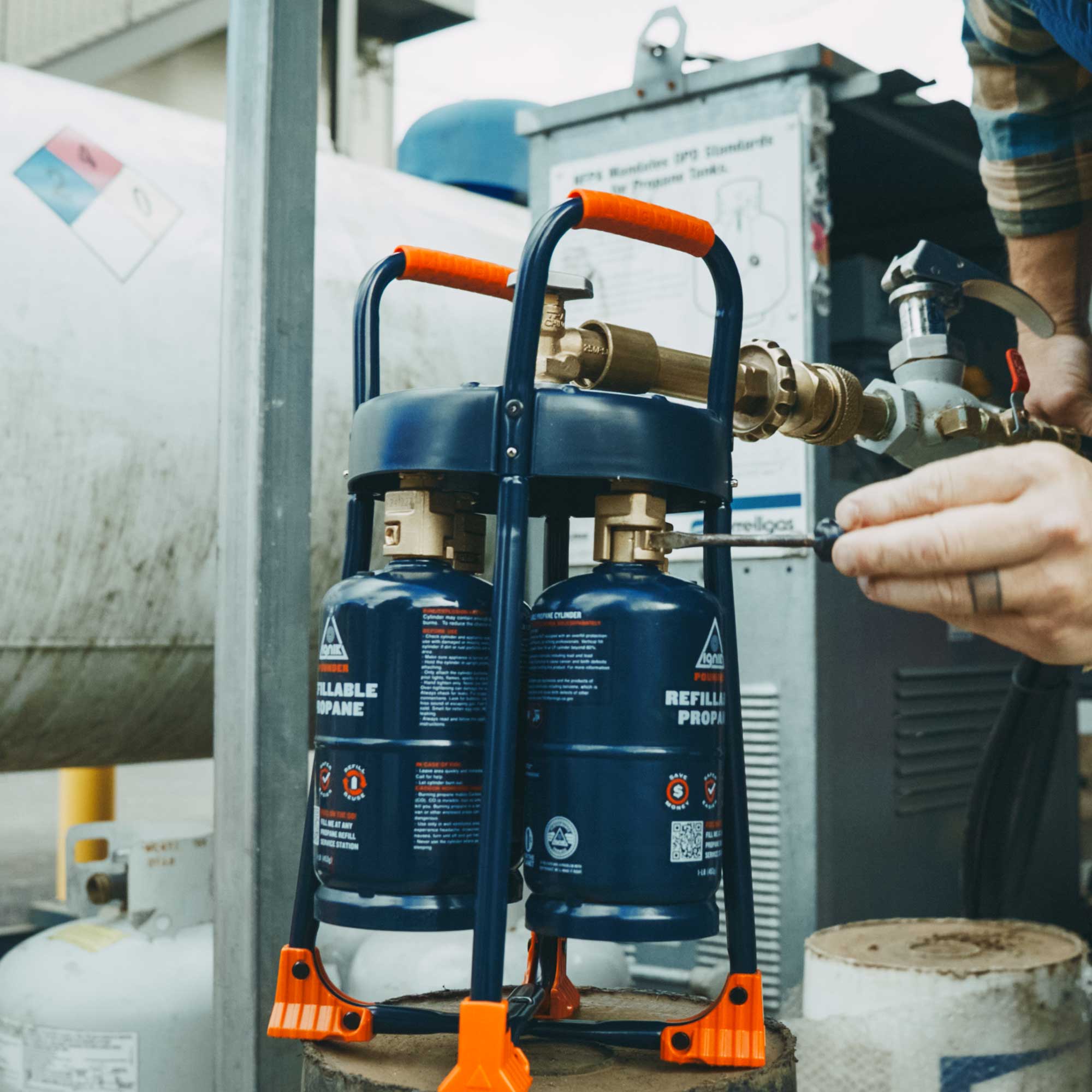 TapRack Refillable Propane System