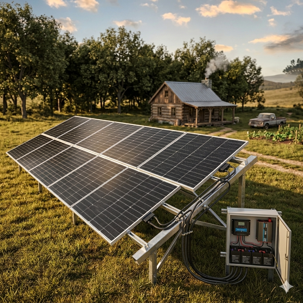 RICH SOLAR MEGA 250 PRO | 250 Watt 24 Volt Solar Panel | Premium 24V Off-Grid Solar Panel for Campers, Tiny Homes, Cabins | 25-Year Output Warranty