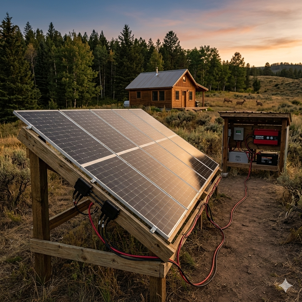 RICH SOLAR MEGA 250 PRO | 250 Watt 24 Volt Solar Panel | Premium 24V Off-Grid Solar Panel for Campers, Tiny Homes, Cabins | 25-Year Output Warranty