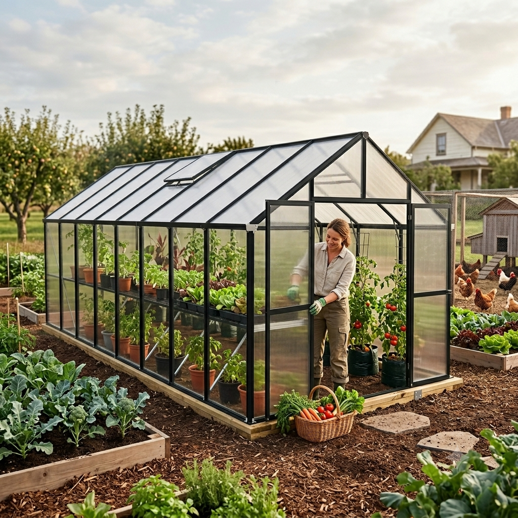 MONT Premium Greenhouse – Black Finish