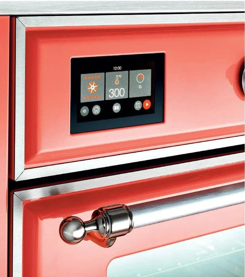 ILVE Majestic II 48" Dual Fuel Range, Glossy Black, UM12FDNS3BKB