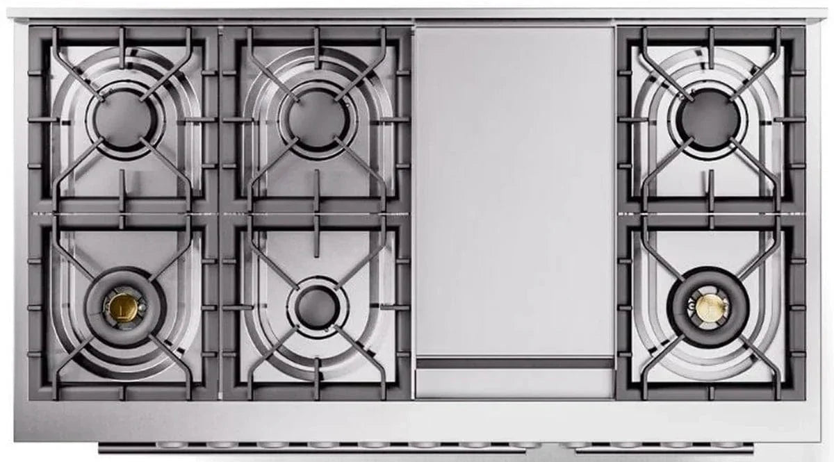 ILVE Professional Plus II 48" Dual Fuel Range in Matte Graphite UP48FWMPMG