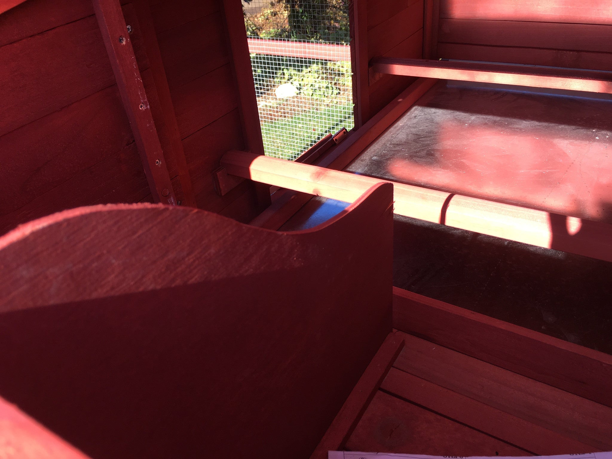 NEW FarmHouse Coop.  Both Stain colors in stock, BARN RED Limited Run!
