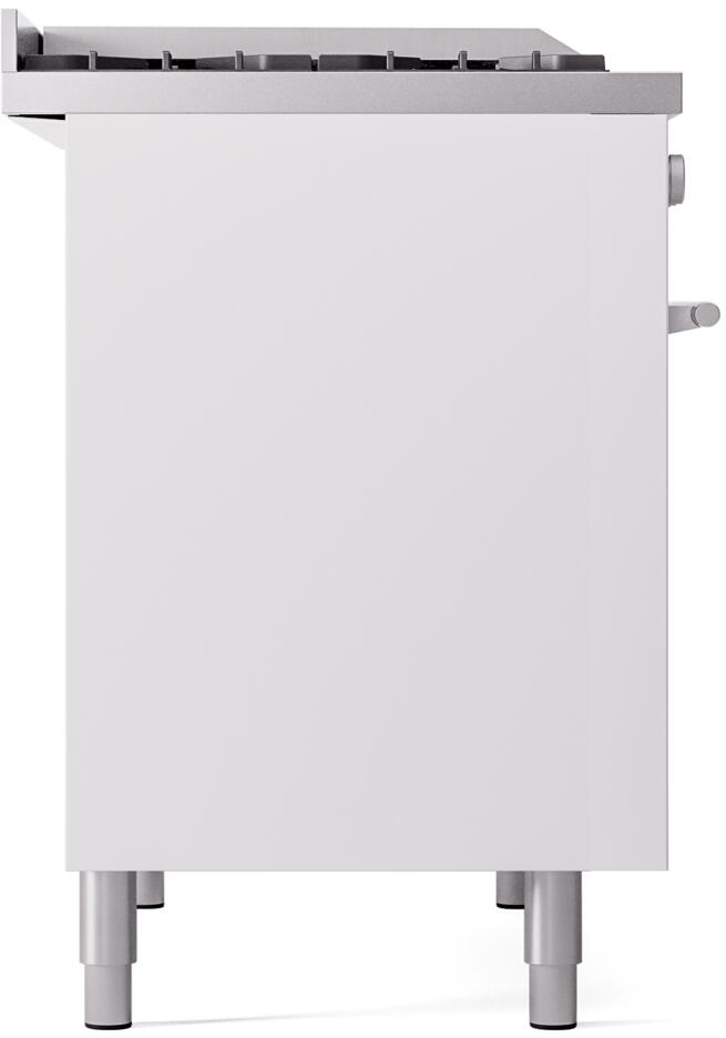 Professional Plus II 40 Inch Dual Fuel Natural Gas Freestanding Range in White with Trim, UPD40FWMPWH