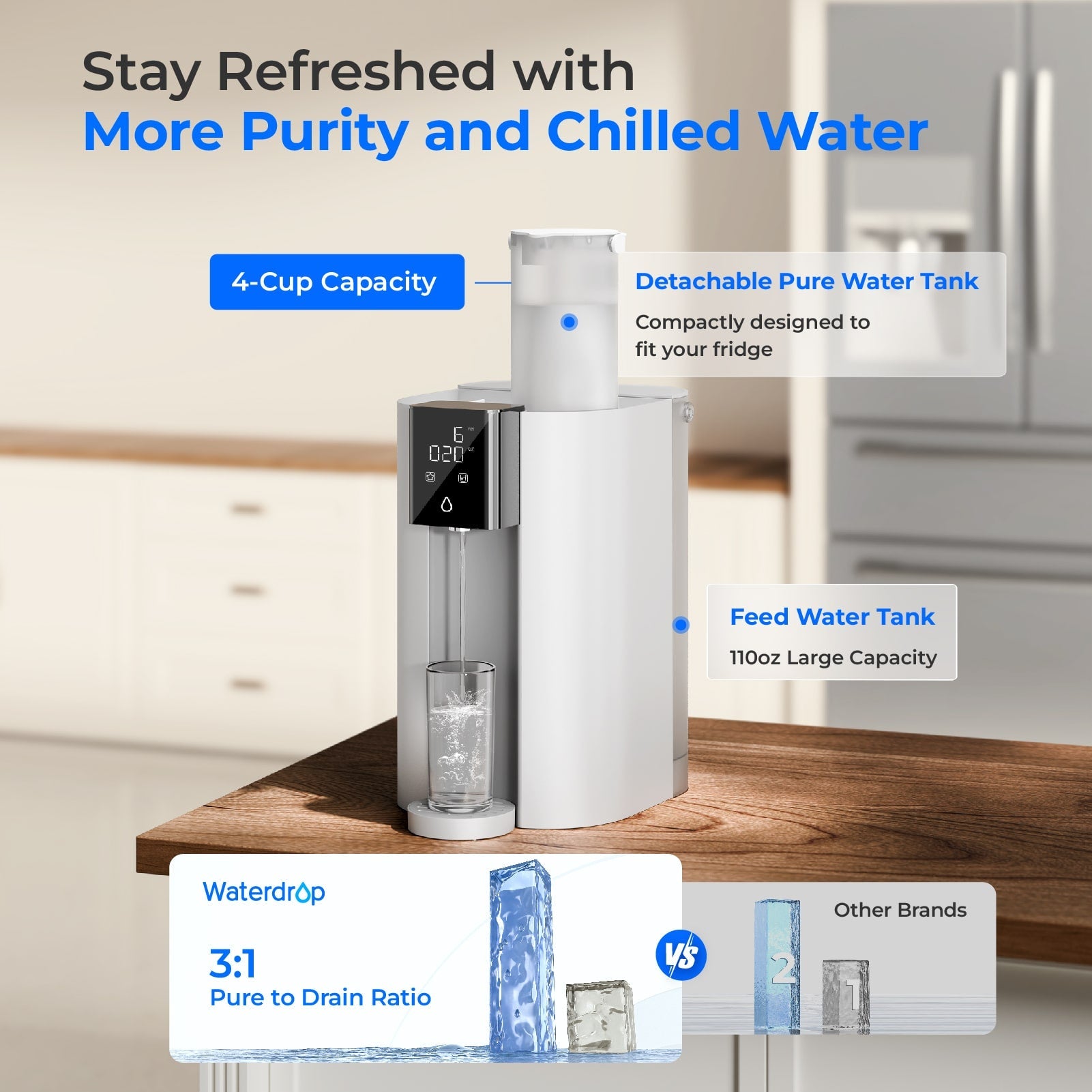 Waterdrop C1S Countertop CoreRO System