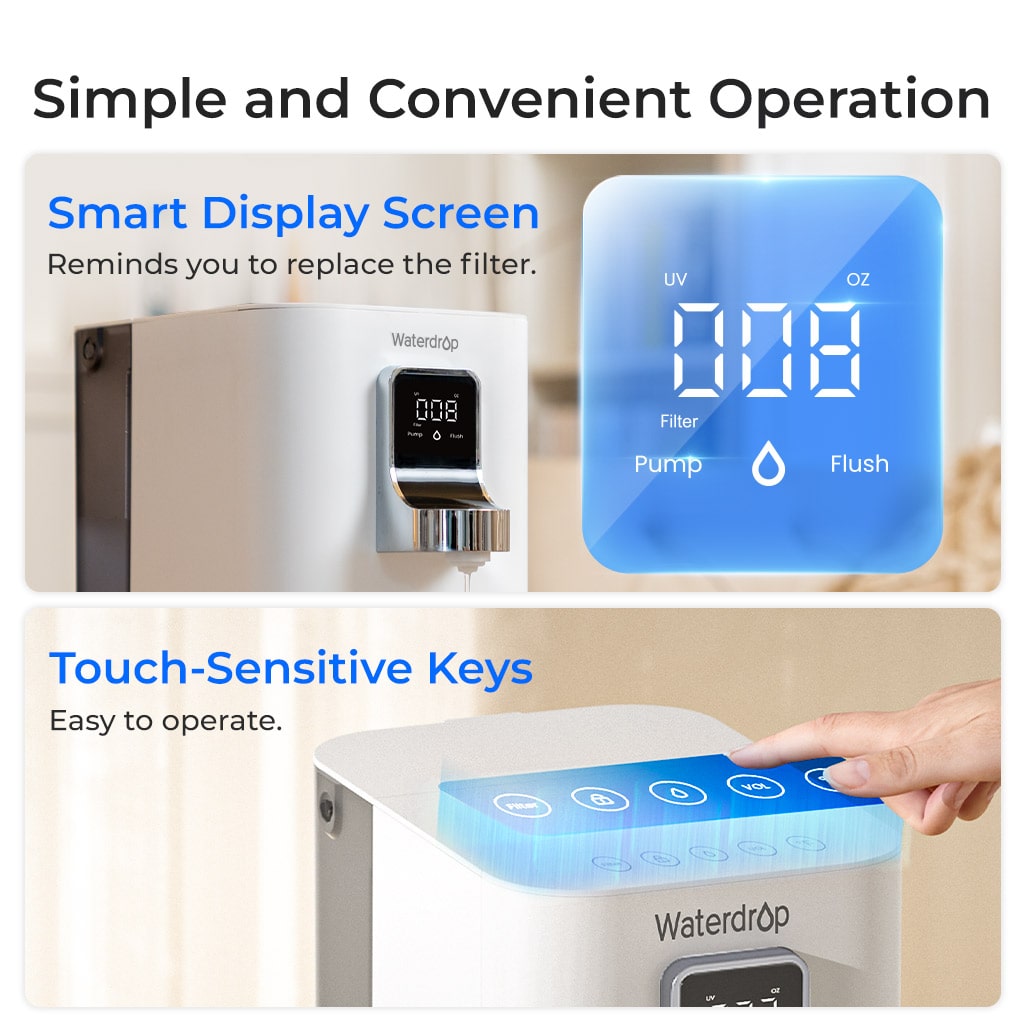 Instant Hot Countertop RO System - Waterdrop K19