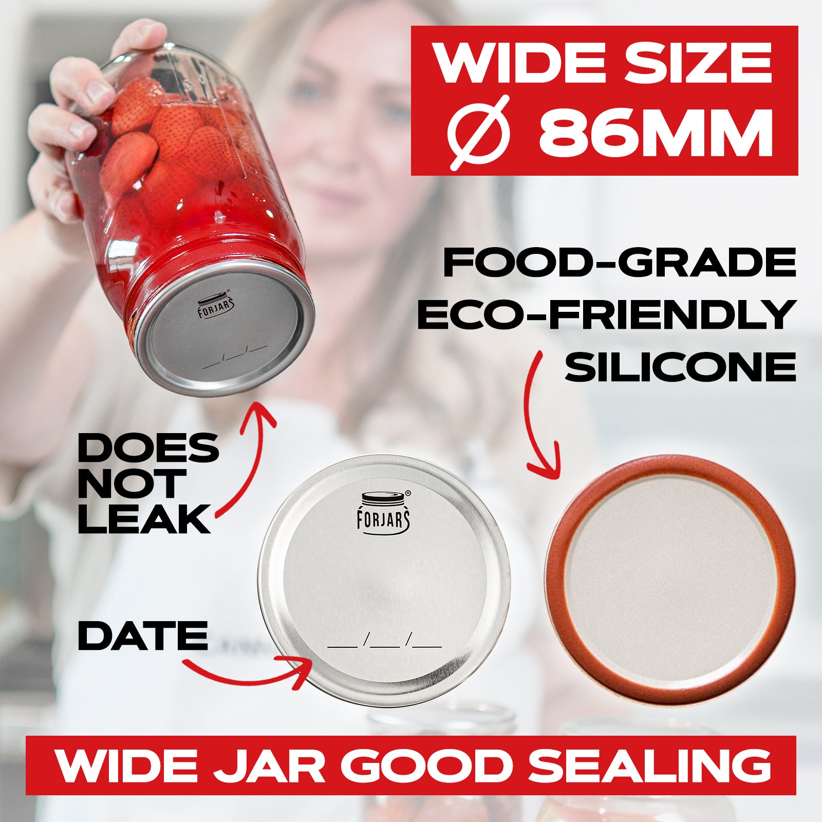 500 Wide Mouth Canning Lids