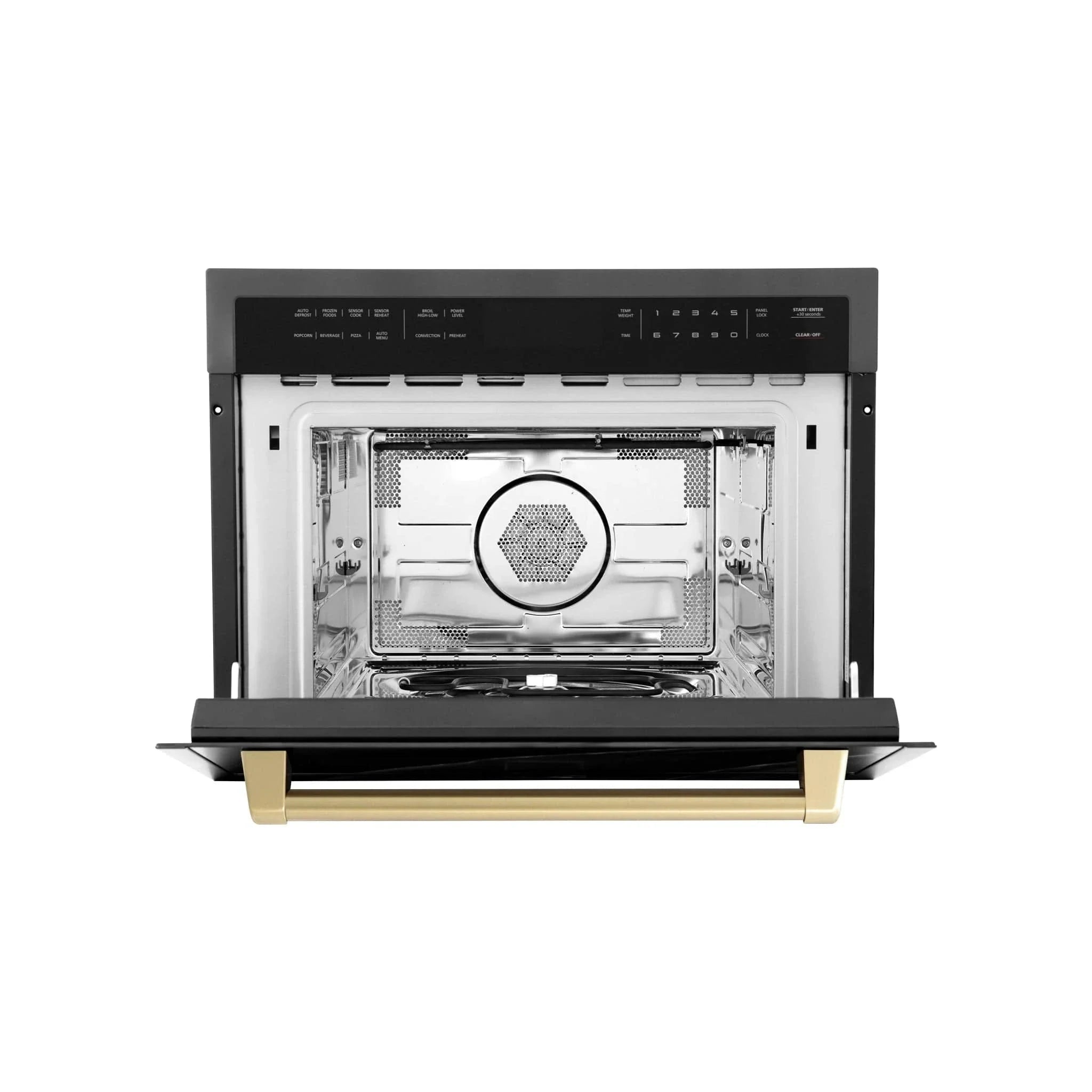 ZLINE 24" Convection Microwave, Black Stainless, Bronze MWOZ-24-BS-CB