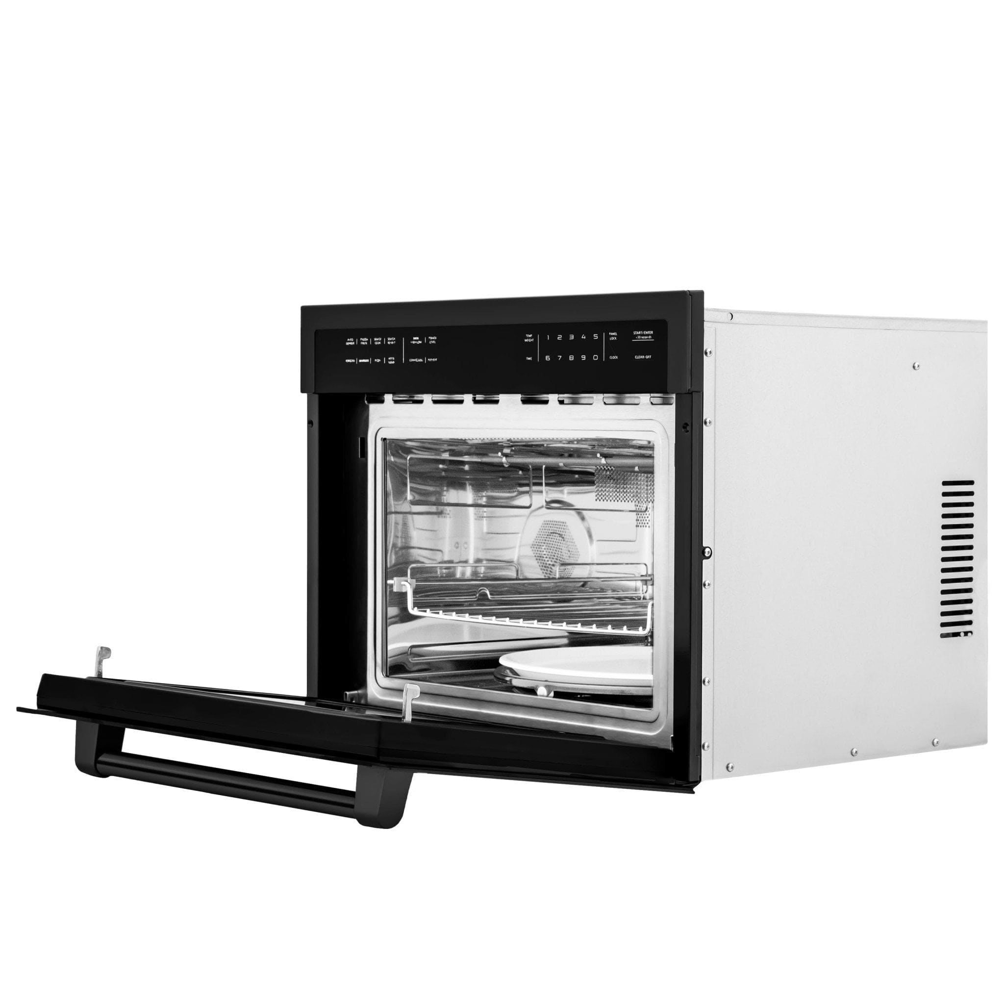ZLINE 24" Convection Microwave, Black Stainless, MWO-24-BS