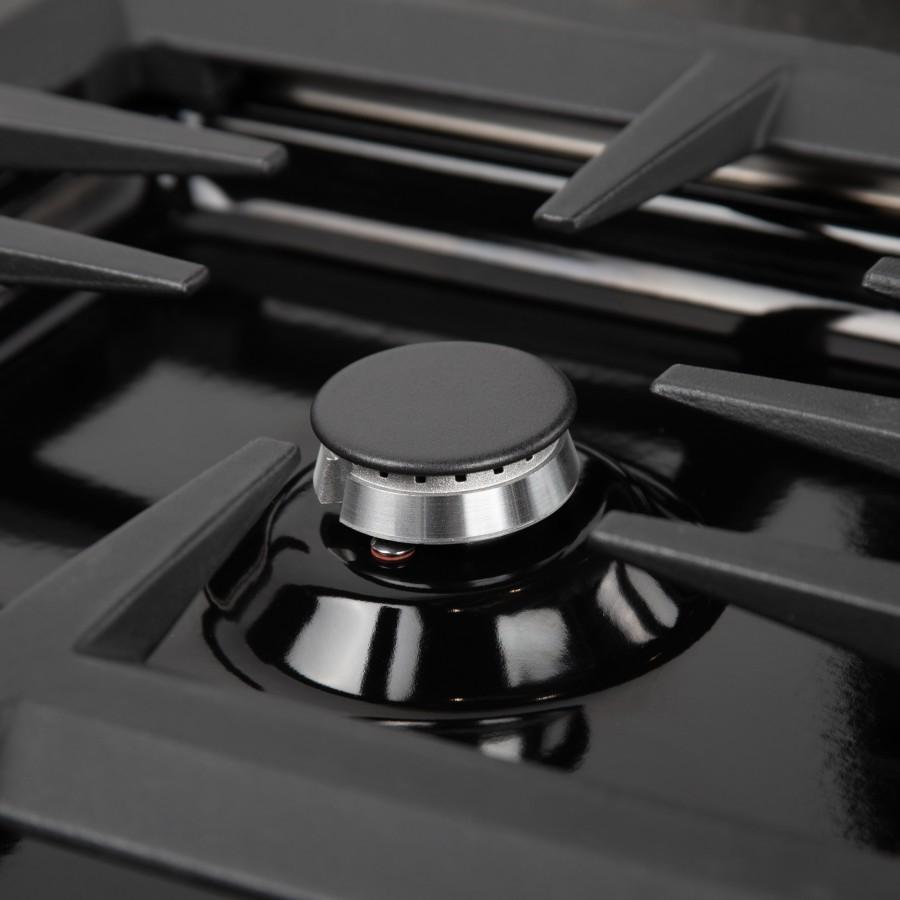 ZLINE 36" Gas Cooktop with 6 Gas Burners and Black Porcelain Top RC36-PBT