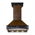 ZLINE 42"  Wooden Wall Mount Range Hood, Antigua and Walnut, 321AR-RD-42